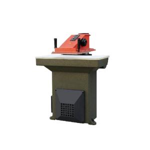 China Small Size Swing Arm Clicker Press Leather Cutting Machine with 750 KG Weight Capacity on sale