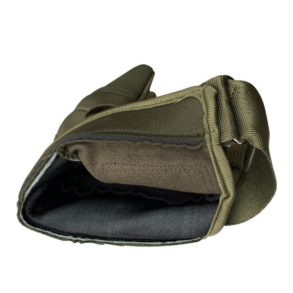 Waterproof Full Finger Tactical Gloves in Green Color for Sports Enthusiasts