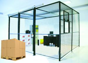 China Predesigned 2 Sides Wire Mesh Storage Cages , Tool Security Cages For Storage on sale