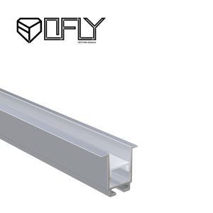 Anti Glare Recessed Aluminium Led Profile 24mm Anodized Finished