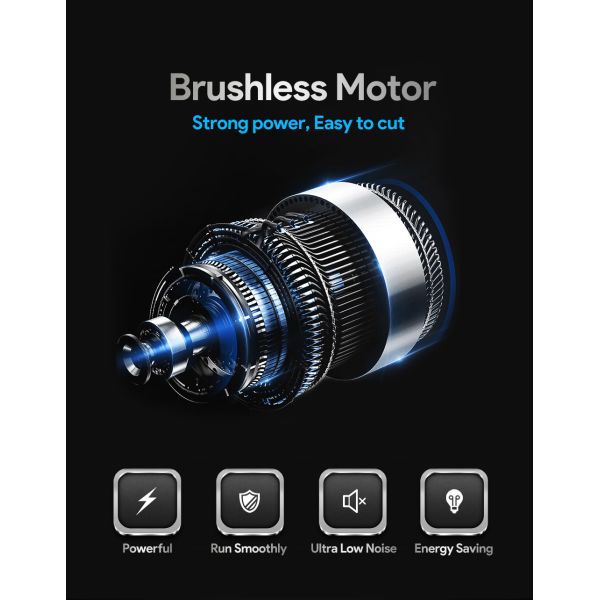 Swansoft 25.2V Cordless 40mm electric pruning shears with LED Display Screen Finger Protection