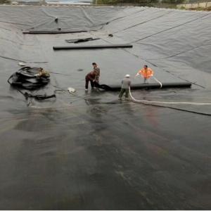 China 0.5-3.0mm Hdpe Geomembrane for waterproof Landfill Project/ Or Agriculture pond liner and Root Barrier wholesale