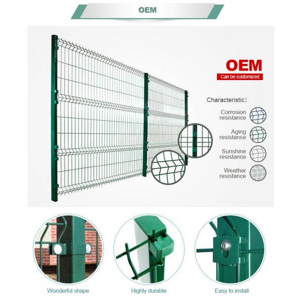3D Mesh Fence Garden Fence Welded Mesh Fence for sale