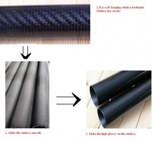 China OEM high strength light weight Carbon fiber composite pipe tube from factory wholesale