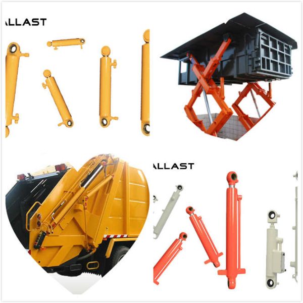 Chromed High Pressure Hydraulic Cylinder 20-400 mm Shaft Diameter for Garbage Truck