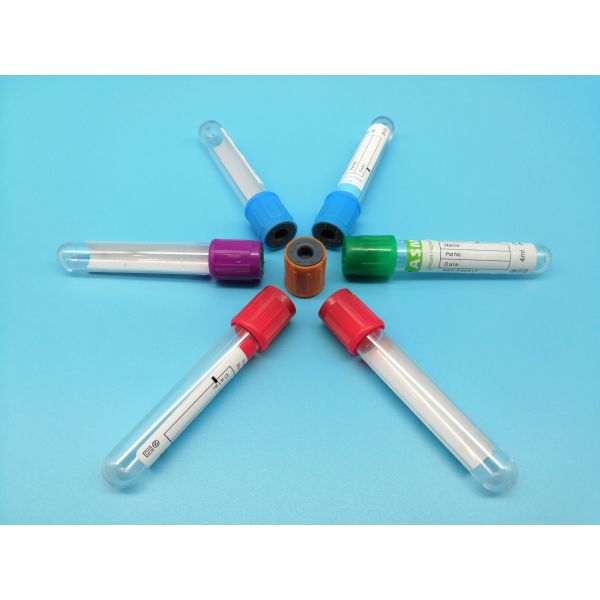 Capillary Tubos Vacutainer Blood Collection Accessories Red Plain Vacuum Tube