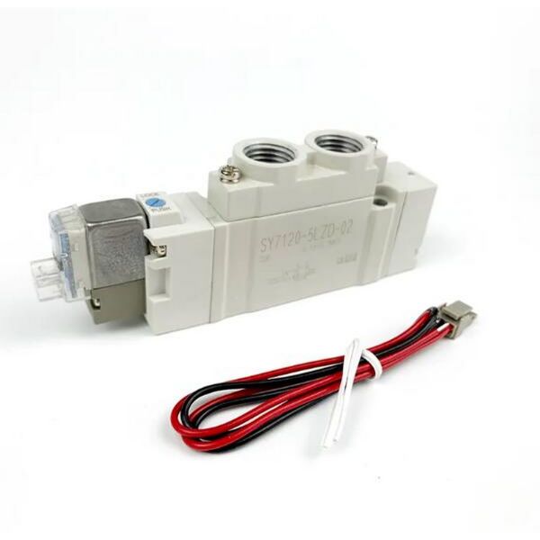 SY5420-6LZD-C8 DC12V SMC Pneumatic Solenoid Valve 3 Position Exhaust Center