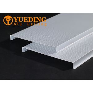 Interior Linear Aluminum Strip Ceiling Panel Suspended Customized