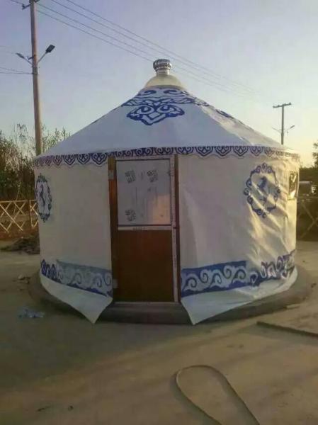 Quality Family Mongolian Yurt Tent With Mold - Proofing Wooden Frame Structure for sale