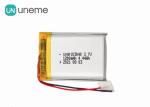 Silver Rechargeable Lithium Polymer Battery 103040 1200mAh 3.7V With UN38.3 and