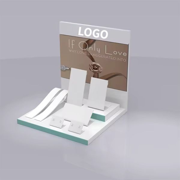 Acrylic Jewelry Display Set Necklace Earring Ring Pendant Bracelet Display Stand Holder