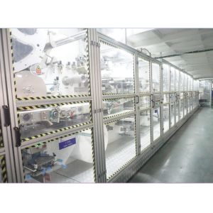 China Mitsubishi System Remote Control 300kw Baby Diaper Machinery wholesale