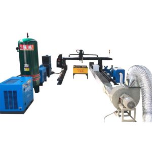 China Dia 400mm CNC Plasma Rotary Tube Cutters CNC Pipe Cutting Machine on sale
