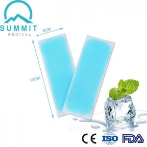 China Migraine Toothache Pain Relief Plasters , 5cmX11cm Fever Cooling Gel Patch wholesale