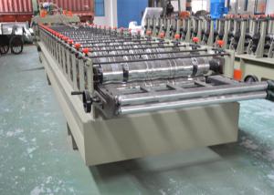 China Color Glazed Tile Making Machine , Steel Tile Roll Forming Machine With Press Mould wholesale