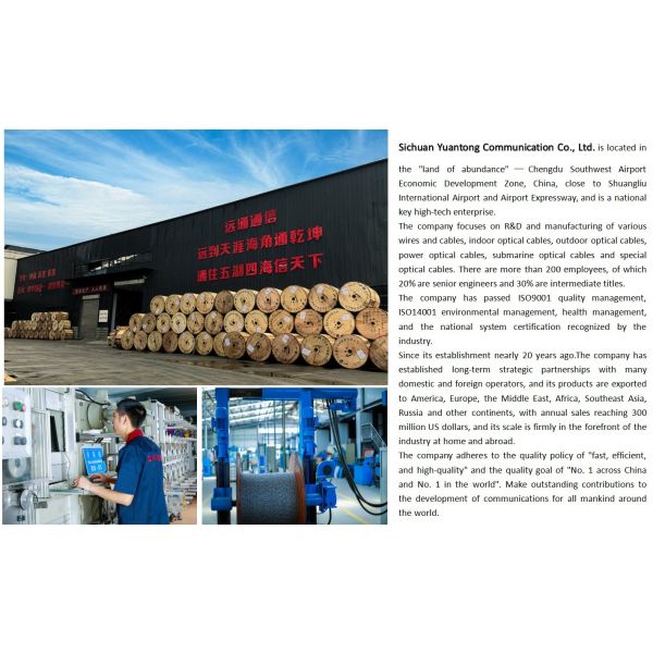 Aerial Outdoor Armored Fiber Optic Cable 24 Core GYFTY63