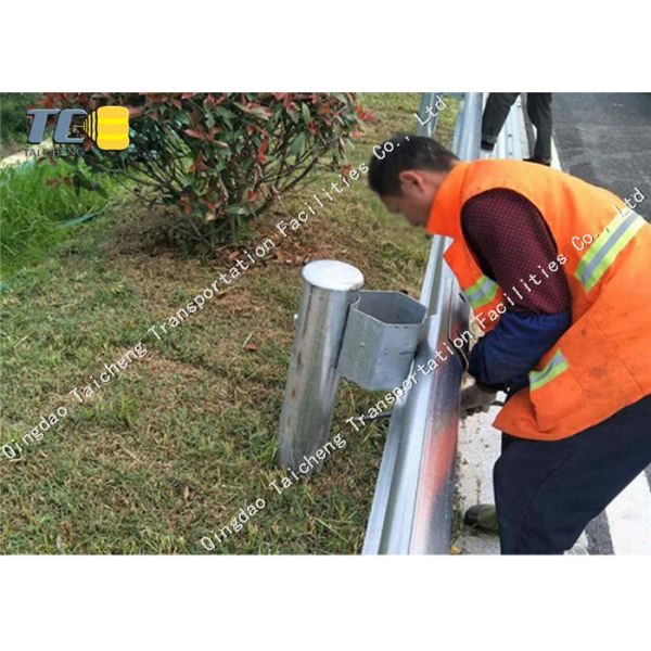 W Beam Crash Barrier W Beams Traffic Safety Barrier Highway Guardrail