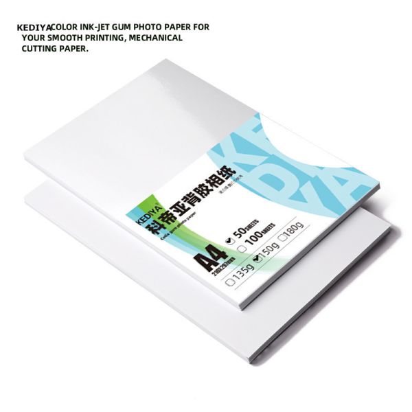 Quality Cast Coated 150g Kediya Self Adhesive Glossy Photo Paper for sale