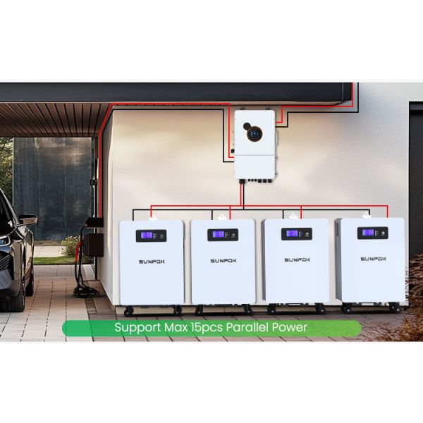 25.6V 300Ah LiFePO4 Solar Battery 7.68kWh Telecom Backup Power With CAN Bus Control