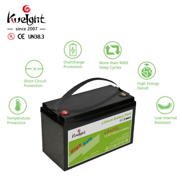 Rechargeable 200AH 300AH 12V LiFePO4 Battery Deep Cycle For Golf Cart