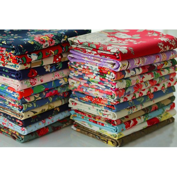 Quality Bags Lining Fabric / Printed Cotton Canvas With Fine Plain Woven Technics for sale