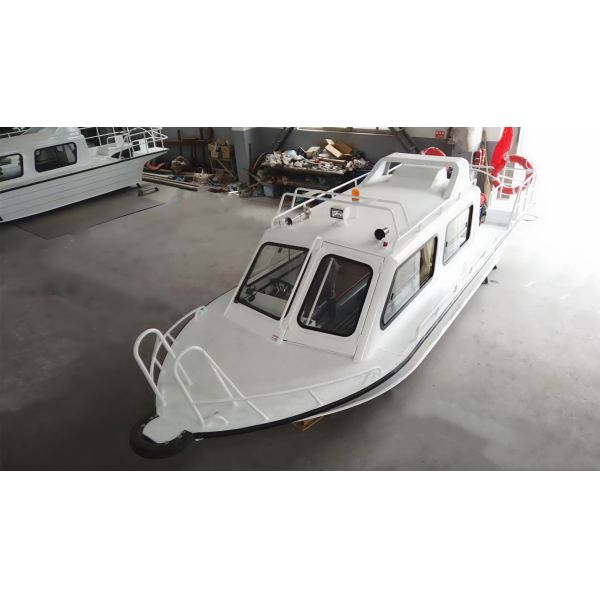 Passenger ship aluminum patrol boat speed boat 7.3m 130hp for sale MS Aluminium boat
