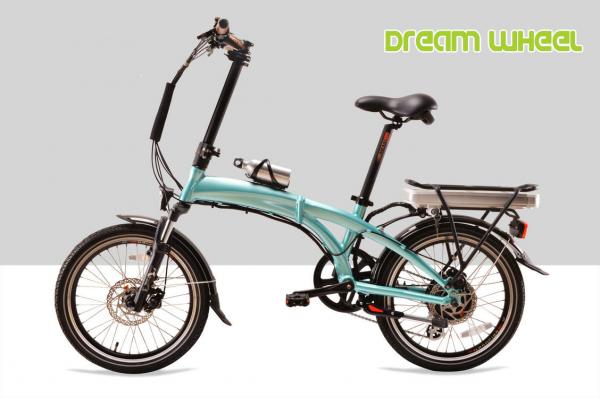 Quality 32km/h Electric Folding Bike , Electric Folding Bicycle With Pedal Assist System for sale