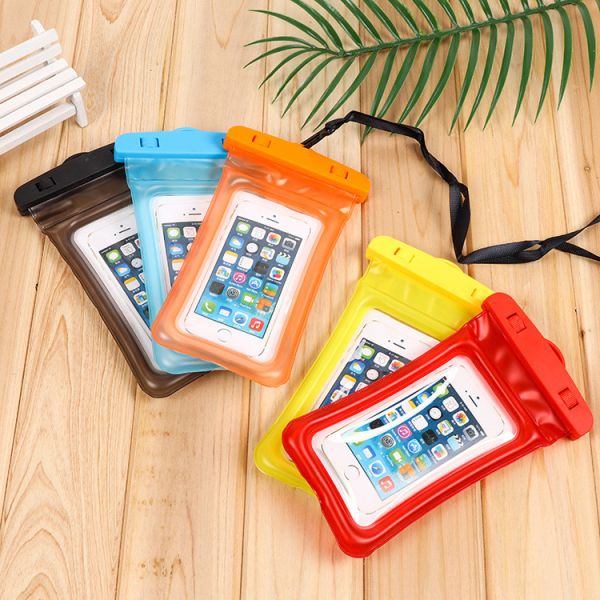 TPU Waterproof Phone Case Universal Air Float Neck Lace Strap