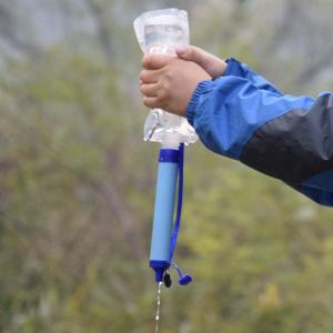 China Hiking Tour Travel First Aid Kit Set Purifier Sawyer Survival Drinking Water Filter wholesale