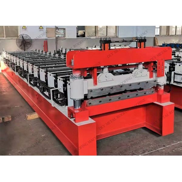 0.7mm 5kw Trapezoidal Roll Forming Machine For Metal Roofing Sheet