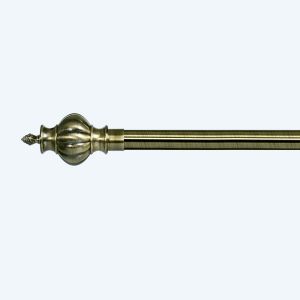 China Home Decor Curtain Rod Accessories 22 28 MM Metal Pipes Classic Curtain Rods Sets Cheap Price on sale