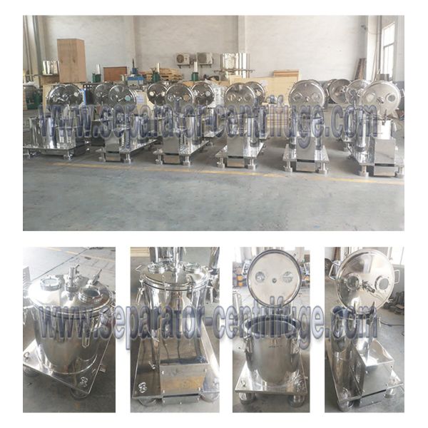 Industrial Basket Type Centrifuge Oil Filter Machine For Hemp Drying With PLC