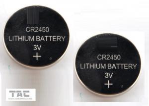 China CR2450 3.0V 600mA Li-Mn Primary Lithium Coin Cell Buttery for Clock  Memory Card wholesale