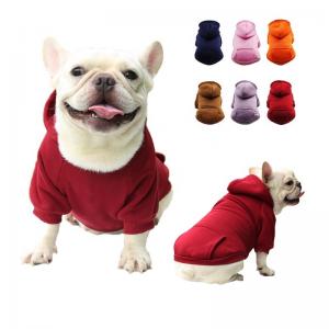 China ​Fashion Blank red Dog Winter Apparel Warm Outfits Chihuahua Puppy Clothes wholesale