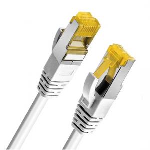 China Skin Foam Skin PE CAT.7A S/FTP RJ45 Patch Cord Cat 7 Internet Cable 10ft/3m Transmission Speed 10Gbps wholesale