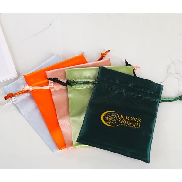 Manufacturers Supply Manufacturers Satin Bag Satin Bag Drawstring Jewelry Bag Jewelry Gift Bag Silk Dust Bag LOGO Printing