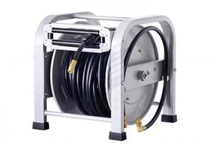 China Spring Driven Hose Reel For Air And Water Tansfer , Heavy Duty Garden 1/4 Hose Reel wholesale