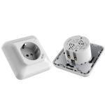 Residential Smart Plug Socket , Overload Protection Wifi Smart Power Socket