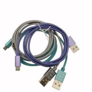 China Colorful TPE Micro USB Data Cable USB Charging Cable For Computer, Mobile Phone, Tablet, Power Bank on sale