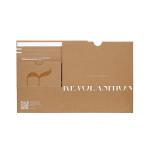 Custom Cardboard Envelope Mailer Carton Zipper Strip Adhesive Tear Strip