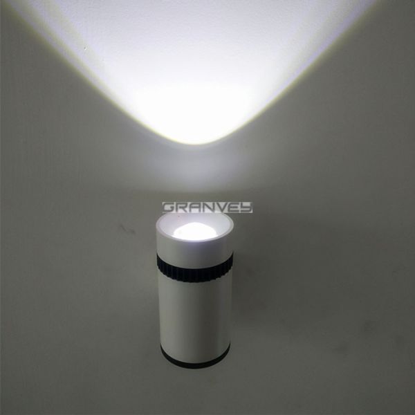 Single Head Wall Mounted LED Lights , Indoor Wall Sconces 3W COB IP54 Durable