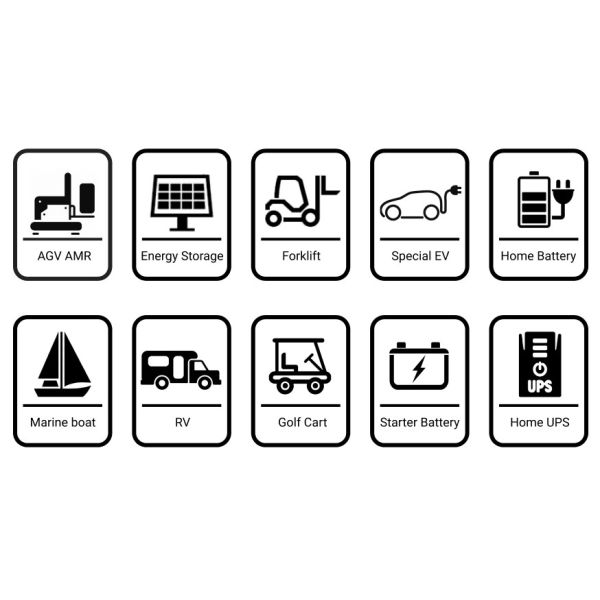 Customized Capacity 12.8V 100Ah Lithium Deep Cycle Battery Low Self Discharge