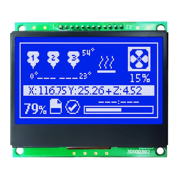 128X64 SPI FSTN Graphic LCD Display With White Side Backlight