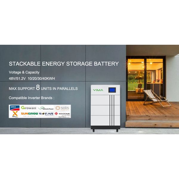 High Voltage Lifepo4 Home Battery 20kWh 30kWh For Home Energy Storage System