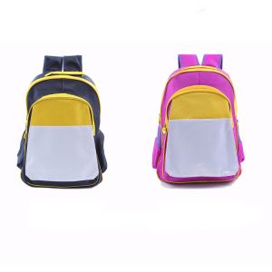 China Custom Logo Oxford Sublimation Blanks Book Storage Bag Custom Sublimated Backpacks For Kids wholesale