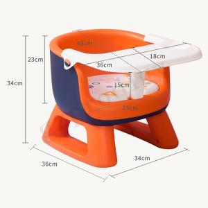 China Multifunctional PVC Baby Folding Chair Lightweight Baby Folding Chair With Dinner Plate wholesale