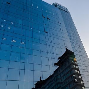 China Rectangular Metal Curtain Wall Aluminum Frame Sustainable Design wholesale