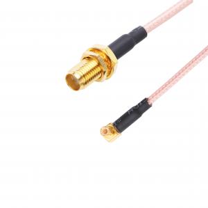 China Rg316 Cable Assembly Coaxial Cable To Rf Connector ROHS samtec high speed cable wholesale