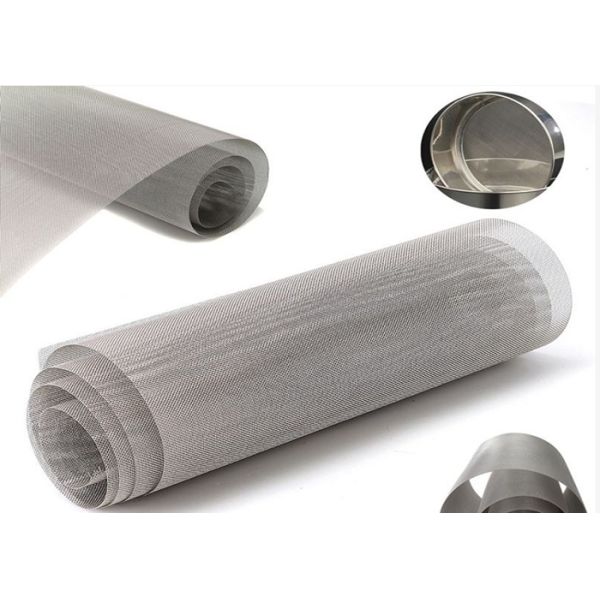 0.04mm Ultra Fine Stainless Steel Woven Wire Mesh Roll 300X300 Mesh
