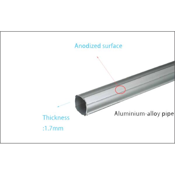 Die Cast Aluminium Alloy Pipe Aluminium Connector With Surface Oxidation Treatment